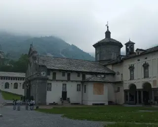 Vista - Basilica Antica  Sacello Eusebiano a BiellaFrazione Oropa