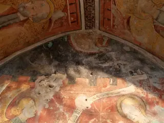 Affreschi - Cappella di San Brizio a BuscaFrazione Morra San Giovanni