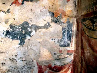Graffiti - Cappella di San Brizio a BuscaFrazione Morra San Giovanni