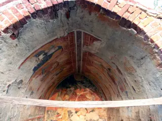Affreschi della volta - Cappella di San Brizio a BuscaFrazione Morra San Giovanni