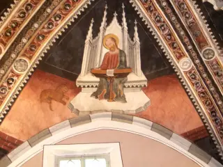 San Marco e leone - Parocchiale di San Quintino a MondovìFrazione San Quintino