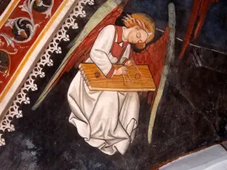 Angelo musicante - Parocchiale di San Quintino a MondovìFrazione San Quintino