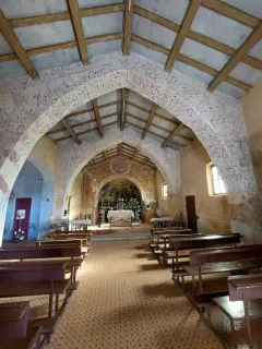 Interno - Oratorio di Santa Maria delle Grazie a Carpignano Sesia
