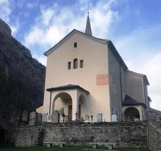 Facciata - Parrocchiale di San Giorgio a Rhêmes-Saint-GeorgesFrazione Vieux