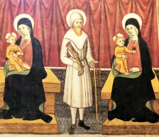 Scene della vita della Vergine - Santuario della Madonna del Brichetto o Santa Maria Castro Murato a Morozzo