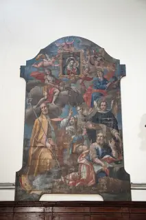 Pala nel presbiterio - Parrocchiale di San Giacomo a Alto Sermenza