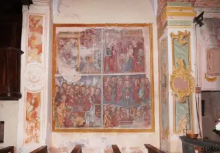 Affreschi - Oratorio di Santa Maria a BorgosesiaFrazione Vanzone