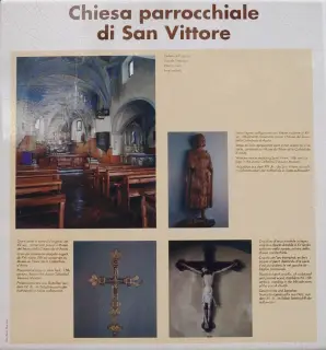 Pannello illustrativo - Parrocchiale di San Vittore a Roisan