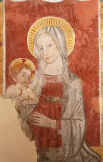 Madonna col Bambino - Cappella di Santo Stefano a Morozzo