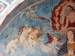 Angeli musicanti - Pilone di San Sebastiano e San Rocco a Ruffia