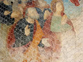 Lato Sud Est - dettaglio - Pilone di San Sebastiano e San Rocco a Ruffia