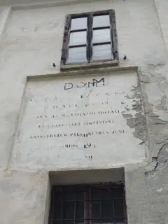 Scritta - Parrocchiale di San Giorgio a Moncenisio