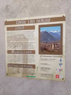 Pannello illustrativo - Ex Chiesa di San Mauro a Almese