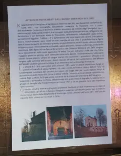 Pannello illustrativo - Chiesa di San Carlo Borromeo a Casalborgone