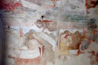 Affreschi della Storia di Sant'Anna - Cappella di Sant'Anna a QuaronaFrazione Locarno