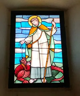 Vetrata moderna - Parrocchiale di San Nicola a Saint-Nicolas