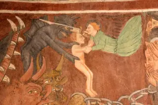 Giudizio universale - Cappella di San Michele a VerrayesFrazione Marseiller