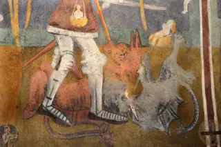 Giudizio universale - Cappella di San Michele a VerrayesFrazione Marseiller