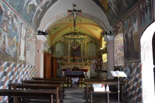 Interno - Cappella di San Michele a VerrayesFrazione Marseiller