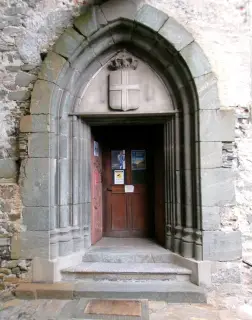 Portale - Prevostura di San Gilles o Sant'Egidio a Verrès