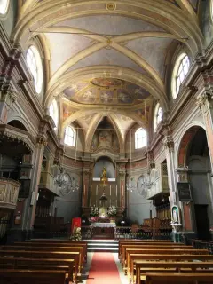 Interno - Parrocchiale dei SS. Egidio e Agostino a Verrés