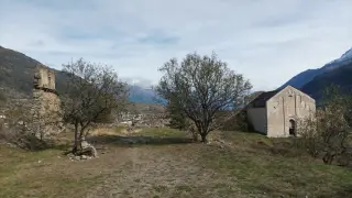 Facciata - Cappella Castrense di Santa Colomba a VilleneuveFrazione Chatel-Argent