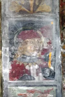 Affresco del sottarco - Collegiata di Sant'Orso a Aosta