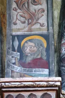Affresco del sottarco - Collegiata di Sant'Orso a Aosta