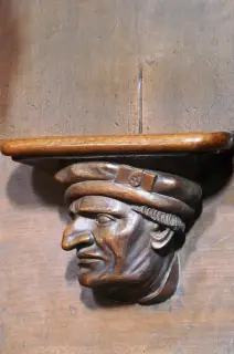 Dettaglio stalli del coro - Collegiata di Sant'Orso a Aosta