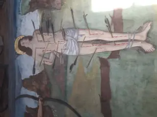 San Sebastiano Dettaglio - Collegiata di Sant'Orso a Aosta