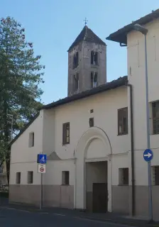 Facciata e campanile - Ex Priorato di Saint-Bénin a Aosta