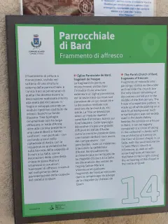 Pannello illustrativo - Parrocchiale dell' Assunzione di Maria a Bard