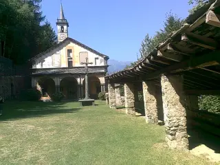 Vista - Santuario della Madonna delle Nevi a ArnadFrazione Machaby