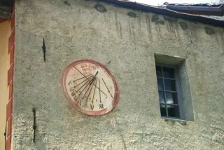 Orologio solare - Cappella di San Giacomo Maggiore a AyasFrazione Saint-Jaques