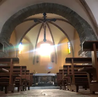 Interno - Parrocchiale di Sant'Orso a La SalleFrazione Derby