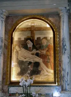 Pietà - Santuario della Madonna del Buon Rimedio a Villafranca PiemonteFrazione Cantogno
