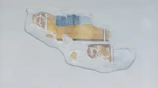 Lacerti di affresco - Cappella di San Marco a OulxFrazione San Marco