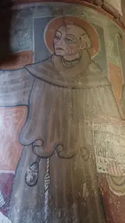 San Bernardino da Siena Dettaglio - Chiesa di Sant'Abbondio a Buronzo