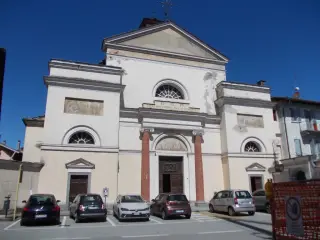 Facciata - Chiesa di Santa Maria Maddalena a Villafranca Piemonte