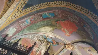 Affreschi del sottarco - Cappella del Castello a Issogne