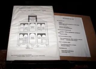 Descrizione del polittico - Chiesa dei Santi Bernardo e Giuseppe a Campiglia Cervo