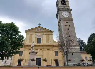 Facciata - Parrocchiale di Santa Maria Assunta a Bricherasio