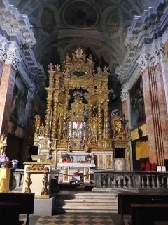 Altare barocco - Parrocchiale di Santa Maria Assunta a Bricherasio