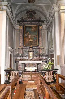 Interno - Chiesa di San Biagio a GozzanoFrazione Auzate
