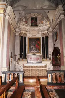Interno - Chiesa di San Biagio a GozzanoFrazione Auzate