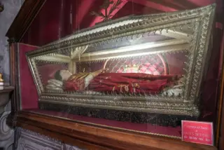 Reliquiario di Santa Settimia - Chiesa di San Biagio a GozzanoFrazione Auzate