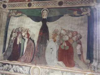 Madonna di misericordia - Cappella del Castello a Fénis