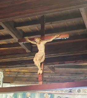 Crocifisso del maestro della Madonna di Oropa - Cappella del Castello a Fénis