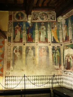 Affreschi con santi e apostoli - Cappella del Castello a Fénis
