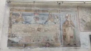 Ostensione della Sindone e San Claudio - Cappella dei Santi Lorenzo e Sebastiano a CeresFrazione Voragno